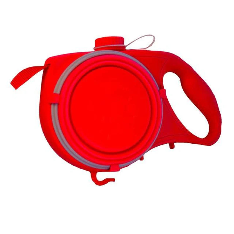 Durable Multi-Function Dog Leash with Built-In Water Bottle and Bowl