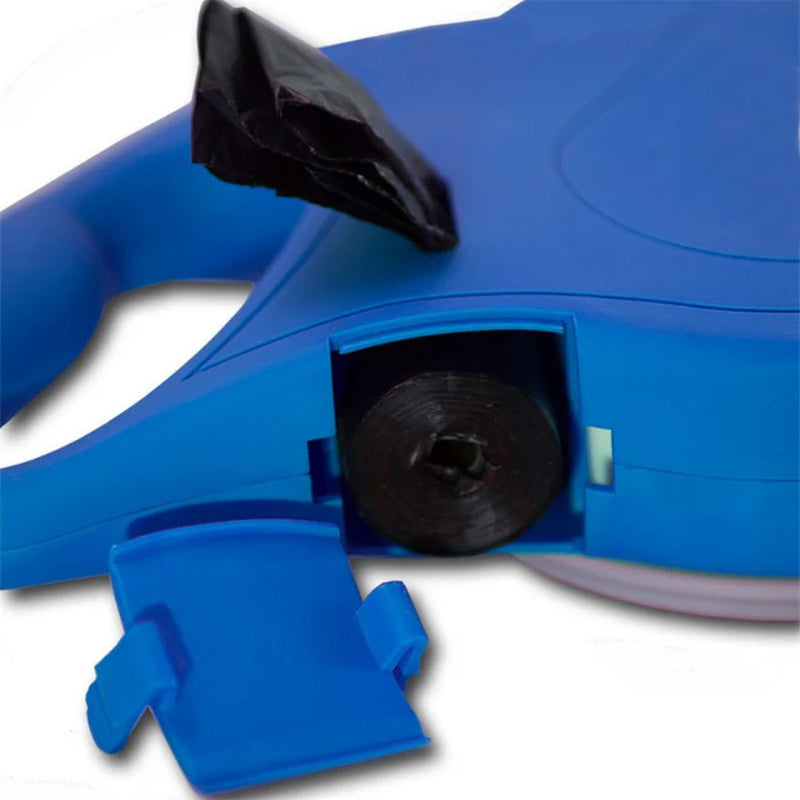 Durable Multi-Function Dog Leash with Built-In Water Bottle and Bowl